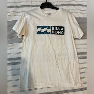 Billabong white logo T Shirt medium tee